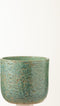 J-Line bloempot Leo - keramiek - groen - extra large - Ø 22.00 cm