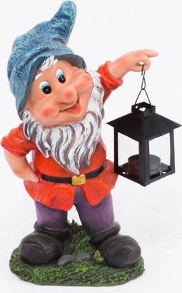Tuinkabouter met lantaarn