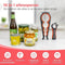 Nuvance Blikopener - 10-in-1 - Flesopener Potopener Bieropener - Rood