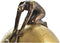 Decoratieve figuren DKD Home Decor Klot Gouden Koper Hars Personen Modern (25 x 19 x 26 cm)