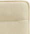 vidaXL - Eetkamerstoelen - 2 - st - stof - crèmekleurig
