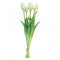 Buitengewoon de boet - Bosje Tulpen Tulp Duchesse 47 cm creme kunstbloem