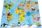 3D Wereldpuzzel | 40 X 50 CM | 48 puzzelstukjes | puzzel voor kinderen vanaf 4 jaar | educatieve puzzel | puzzel dieren