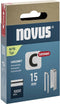 Novus 042-0801 - Niet met smalle rug C 4 - 15 mm x 6.1 mm - (1.000 stuks)