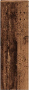 vidaXL - Plantenstandaard - 33x33x100 - cm - bewerkt - hout - oud - houtkleurig
