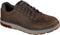 Skechers Evenston - Fanton Heren Sneakers - Leer - Kastanjebruin - Maat 43