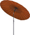 vidaXL - Parasol - met - aluminium - paal - 270 - cm - terracottakleurig