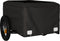 vidaXL - Fietstrailer - 30 - kg - ijzer - zwart - en - geel