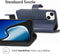 iMoshion Hoesje Geschikt voor iPhone 15 Hoesje Met Pasjeshouder - iMoshion Luxe Bookcase - Donkerblauw