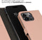 Selencia iPhone 15 Pro Max - Echt Lederen Bookcase - 3 Pashouders - Dusty Pink