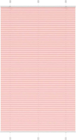 vidaXL - Plissé - rolgordijn - 120x200cm - stofbreedte - 119,4cm - polyester - roze