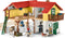Schleich FARM WORLD - Speelfigurenset - Grote Boerderij met Stal en Dieren - 52 Onderdelen
