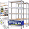 MONZANA® Stellingkast Set van 2 - 180x90x40cm - 875kg - Zilver (2 stuks)