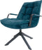 Fauteuil Dorus Arm Adore Velvet - Petrol 24