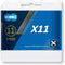 KMC X11 Silver / Black Fietsketting 11 Speed - 118 Schakels Zilver/Zwart (Bulk verpakking)