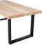 WOOOD Tablo Tafel met U-Poot - Mango/Metaal - 75x180x90