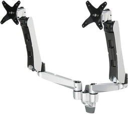 SpeaKa Professional SP-1624884 - Muurbeugel - In hoogte verstelbaar 2x - Zilver-zwart (2 stuks)