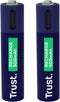 Trust 25585 - Oplaadbare AAA-batterijen - USB-C - Groen (2 stuks)