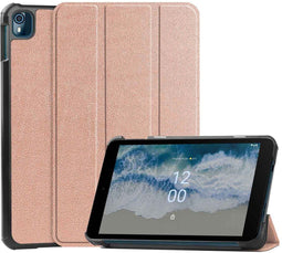 iMoshion Nokia T10 - Trifold Bookcase - Auto-wake functie - Rosé goud