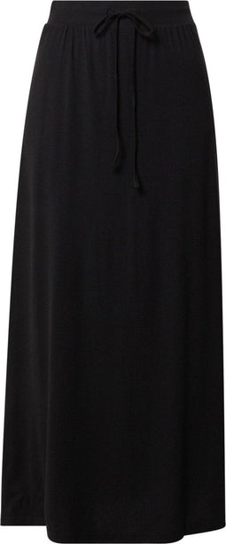 Vero Moda VMAVA NW ANCLE SKIRT GA NOOS - Dames Rok - Zwarte maxi enkelrok met split - Maat XS
