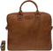 DSTRCT Fletcher Street - Laptoptas - Gewatteerd 13.3 inch laptopvak - Cognac