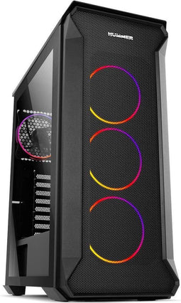 Nox Hummer Quantum - ATX Semi-toren - RGB Verlichting - Zwart