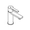 GROHE 23791DC1 - Badkamerwastafel - Eengreeps mengkraan - Matte SuperSteel