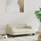 vidaXL - Hondenmand - 70x45x30 - cm - fluweel - crèmekleurig