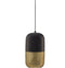 WOOOD Exclusive Tirsa Hanglamp - Metaal - Zwart/Brass - 36x20x20