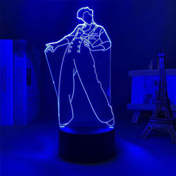 reëer Sfeer met 3D Illusie Nachtlampje - Perfect Cadeau voor Fans - LED RGB Kleur Veranderende Bureaulamp