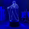 reëer Sfeer met 3D Illusie Nachtlampje - Perfect Cadeau voor Fans - LED RGB Kleur Veranderende Bureaulamp
