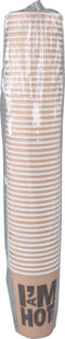 Koffiebeker | I´M a HOT cup | Karton + PE | 300ml | 10oz | 110mm | 1000 stuks