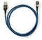 Nedis GCTB39300AL10 - Data- en oplaadkabel - 180° draaibare aansluiting - Blauw Zwart