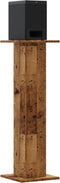 vidaXL - Speakerstandaards - 2 - st - 30x30x95 - cm - bewerkt - hout - oud - houtkleurig