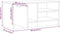 vidaXL - Tv-meubel - 80x35x36,5 - cm - bewerkt - hout - oud - houtkleurig