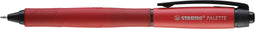 STABILO PALETTE - Rollerball - Met Klikmechanisme - Gel Inkt - Rood - Fine 0,4 mm - Doos 10 Stuks