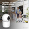 FlinQ Smart Huisdiercamera - 2K Binnen Camera met Huisdier Detectie en Tweeweg-Audio - Wit