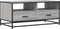 vidaXL - Salontafel - 100x50x45 - cm - bewerkt - hout - en - metaal - grijs - sonoma