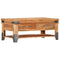 vidaXL - Salontafel - 110x52x45 - cm - massief - acaciahout