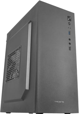 Tacens 2ALUXM - ATX kast - Micro-ATX Mini-ITX - 4 uitbreidingssleuven - Zwart