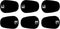 BG Mondstukplakkers 0.8 mm Zwart - Large