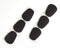BG Mondstukplakkers 0.8 mm Zwart - Large