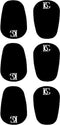 BG Mondstukplakkers 0.8 mm Zwart - Large