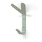 FRONDO Hook - Wandkapstok - Stalen wandhaak met 2 haken - Dusty Green