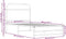 vidaXL - Bedframe - zonder - matras - bewerkt - hout - bruin - eikenkleur - 90x200 - cm
