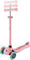Globber Go Up Sporty Lights - Meegroeistep - Lichtgevende wielen - Pastel Pink