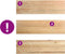 vidaXL - Vensterbanken - 2 - st - onbehandeld - 140x40x2 - cm - massief - eikenhout