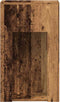vidaXL - Computertorenstandaard - met - lade - 30x44x74 - cm - oud - houtkleurig
