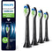 Philips Sonicare Optimal White W2 - Opzetborstels - Verwijdert tot 7x meer tandplak - Zwart (4 stuks)
