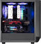 Silverstone SETA A1 - Midi Tower PC - ATX micro ATX Mini-ITX - Gehard glas Zwart Titanium